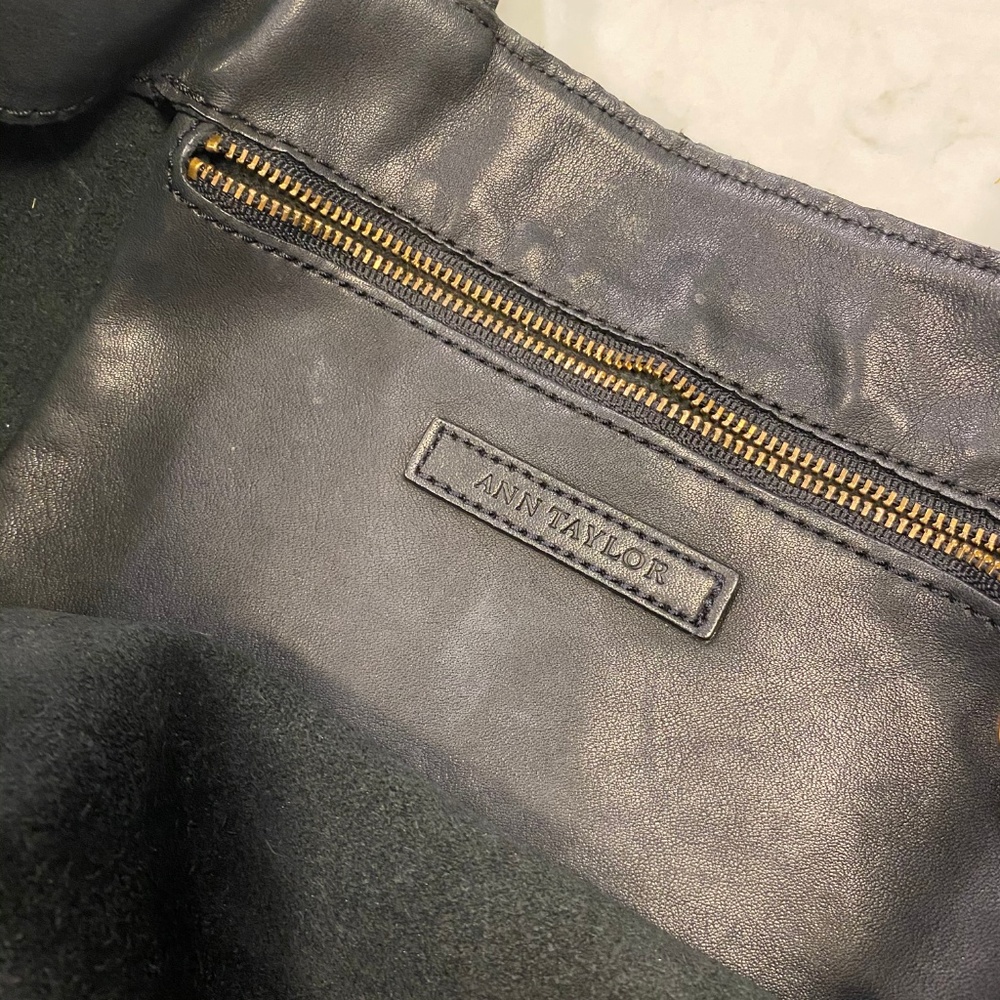 Python Snake Embossed Print Brown Tote Bag Purse - image 3